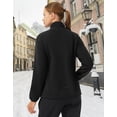 thumbnail image 3 of Pioneer Camp Women's Lightweight Fleece Jacket Full Zip Polar Soft Warm Winter Coat Antistatic Outwear with Zipper Pockets, 3 of 5