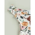 thumbnail image 6 of Cenuakty Baby Girl Summer Jumpsuit Western Floral Cow Print Sleeveless Rompers Pants for Toddler Newborn Infant, 6 of 9
