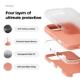 thumbnail image 4 of Funda Elago compatible con iPhone 16 Pro de silicona líquida, color salmón, 4 of 9