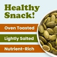 thumbnail image 3 of Organic Dry Roasted Pumpkin Seeds with Himalayan Salt, 1 Pound — Non-GMO, Kosher, Vegan — by Food to Live, 3 of 8