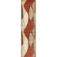 thumbnail image 1 of Unique Loom Automne Vagues Zone Tapis 2' 6 x 10' Coureur Multi/Beige, 1 of 1