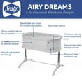 thumbnail image 6 of Sealy Airy Dreams Breathable 2-in-1 Baby Bassinet & Bedside Sleeper - White, 6 of 17