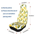 thumbnail image 4 of Yiaed Corn On The Cob Print Car Seat Covers,Universal Auto Seats Protector Fits for Car,SUV Sedan,Truck,Automotive Seat Covers & Accessories(Two packs), 4 of 7