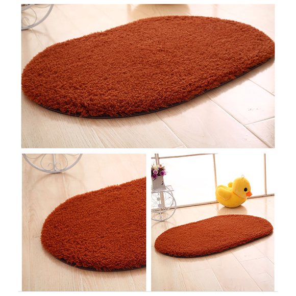 Microfiber Bath Rug Mat for Bathroom Floor Non Shaggy Machine Washable Absorbent Shower Tub Mat