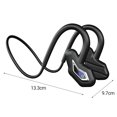 thumbnail image 5 of Joernso Bone Conduction Earphone Ear Hook Built-in Memory IPX5 Waterproof Sports Wireless Bluetooth-compatible Headphones for Running, 5 of 8
