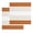 Burnt orange beige, variant on Turquoise Beige Stripe Kitchen Dish Towels for Drying Dishes Set of 3, Modern Art Horizontal Striped Waffle Weave Microfiber Hand Tea Bathroom Towels Quick Dry & Absorbent Towel 12x12