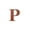 Letter P, variant on lzexuh Rustic Metal Rusty Alphabet Letters,Vintage Country Style Wall Decor,Home Living Room Decorative Sign Letter B