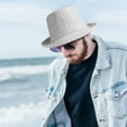 thumbnail image 5 of Avaner Fedora for Men Women Unisex Men's Women's Classic Manhattan Structured Trilby Fedora Hat, 5 of 5