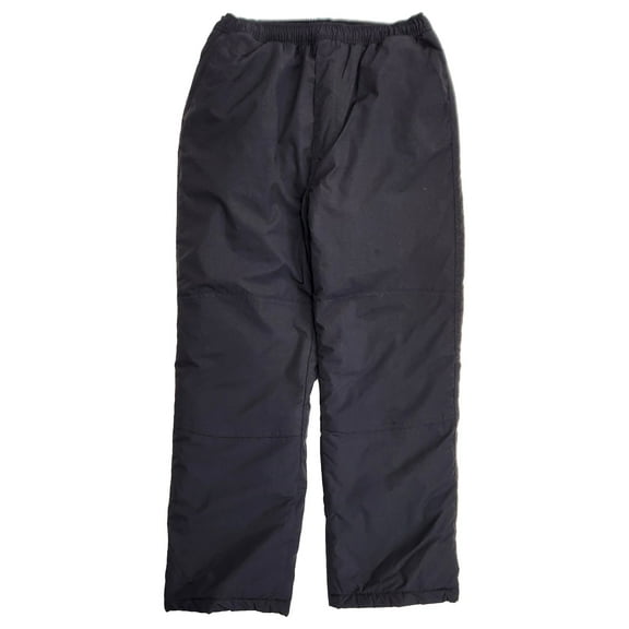 Energy Zone Boys Black Water & Wind Resistant Insulated Snow, Ski Pants L 10-12