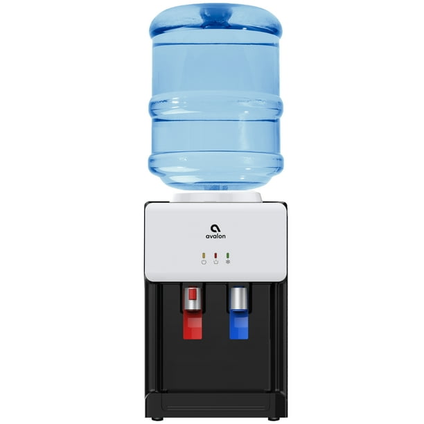 Avalon Premium Hot Cold Top Loading Countertop Water Cooler Dispenser With Child Safety Lock Ul Energy Star Approved White Walmart Com Walmart Com
