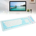 thumbnail image 3 of Foldable Silicone Keyboard, Silicone Keyboard Silent Portable Two Colors  For Office, 3 of 7