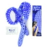 Back Spa Back Scrubber 2-Sided - Clean and Exfoliate plus Stimulating Massage Surface to Soothe Muscles, Pearl Blue