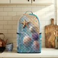 thumbnail image 6 of FOR U DESIGNS Beach Starfish Shell Print Mixer Dust Cover Quilted, Washable, Stain Resistant, with 2 Pockets, Fits Most Stand Mixers & Blender, Kitchen Counter, 6 of 7
