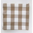 thumbnail image 4 of Fennco Styles Buffalo Check Design Tablecloth 54" W x 54" L - Handmade in USA - Plaid Rustic Table Cover for Everyday Use, Banquet, Holiday, Family Gathering and Special Occasion, 4 of 10