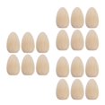 thumbnail image 6 of Hemoton 18 pcs  Wooden Eggs Graffiti Toy Unpainted Wooden Eggs For Easter Egg Party Wooden Easter Ornaments To Paint Eggs DIY Toy Wooden Eggs For Decorating, 6 of 8