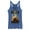 Royal Blue Heather, variant on Women's Star Wars The High Republic Jedi For Light and Life Racerback Tank Top Royal Blue Heather Large