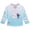 Sky Blue White Stitch, variant on Disney Lilo & Stitch Little Girls' Athletic Hockey Jersey Sky Blue White
