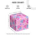 thumbnail image 4 of Gukieu Donuts Print Leather Tissue Box, PVC Waterproof Velcro Opening and Closing Square Tissue Box Holder, Suitable for Home and Office Decoration, 4 of 7