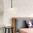thumbnail image 2 of Shisuyan Ceiling Light Replacement Shades Beige Metal 1Pcs 13.25 Inches In Diameter, 2 of 9