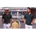 thumbnail image 4 of RICHCOIN Polo Shirts for Men Short Sleeve Classic Collared Casual Knit Golf T Shirt Summer Tops, 4 of 7