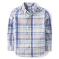 thumbnail image 1 of Camisa Gymboree para niños pequeños de manga larga con botones, vaqueros azules, talla 8, 1 of 3