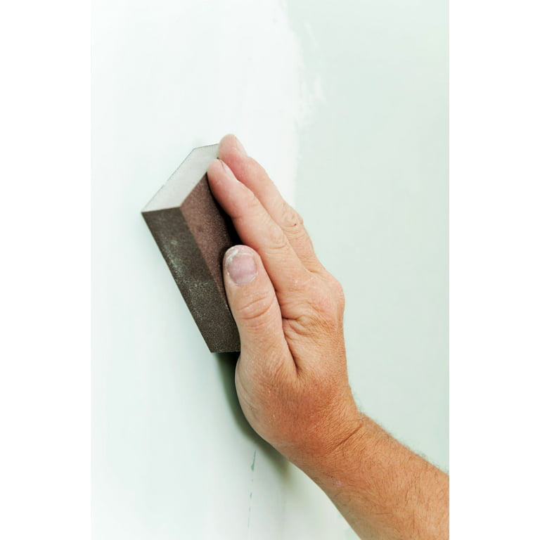 3M Large Area Drywall Sanding Sponge, 4.875 in. x 2.875 in. x 1 in.,  Fine/Medium Grit