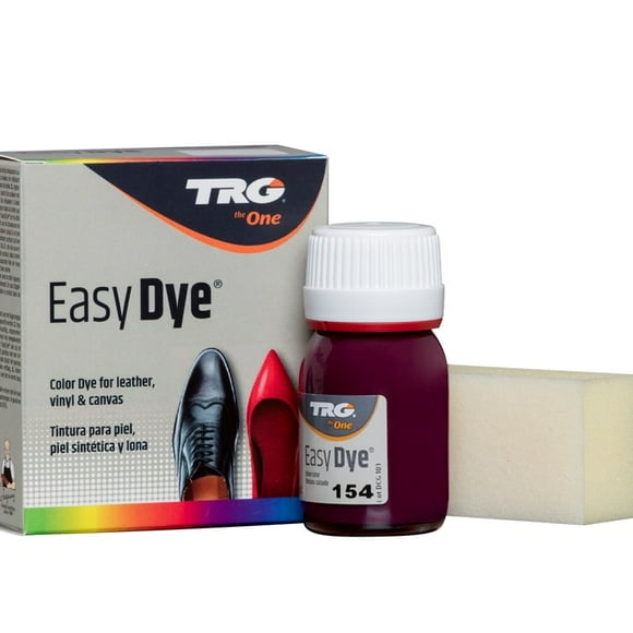 TRG Aubergine 154 Color Dye - best leather dye, makes it easy to either restore the color of your shoes, handbags or other leather goods or to change the color