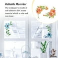 thumbnail image 4 of Advancent Pegatinas Rose PVC Mural Muebles Refrigerador Etiqueta de la pared Calcomanías Arte de vidrio Decoración de baño Autoadhesivo Decoración del hogar Y1544, 4 of 6