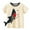 Beige, variant on WEIYLL Boys Athletic Shirts T-Shirts Short Sleeve Crewneck Cartoon Sharks Cute Loose Cool Top for 4-5 Years