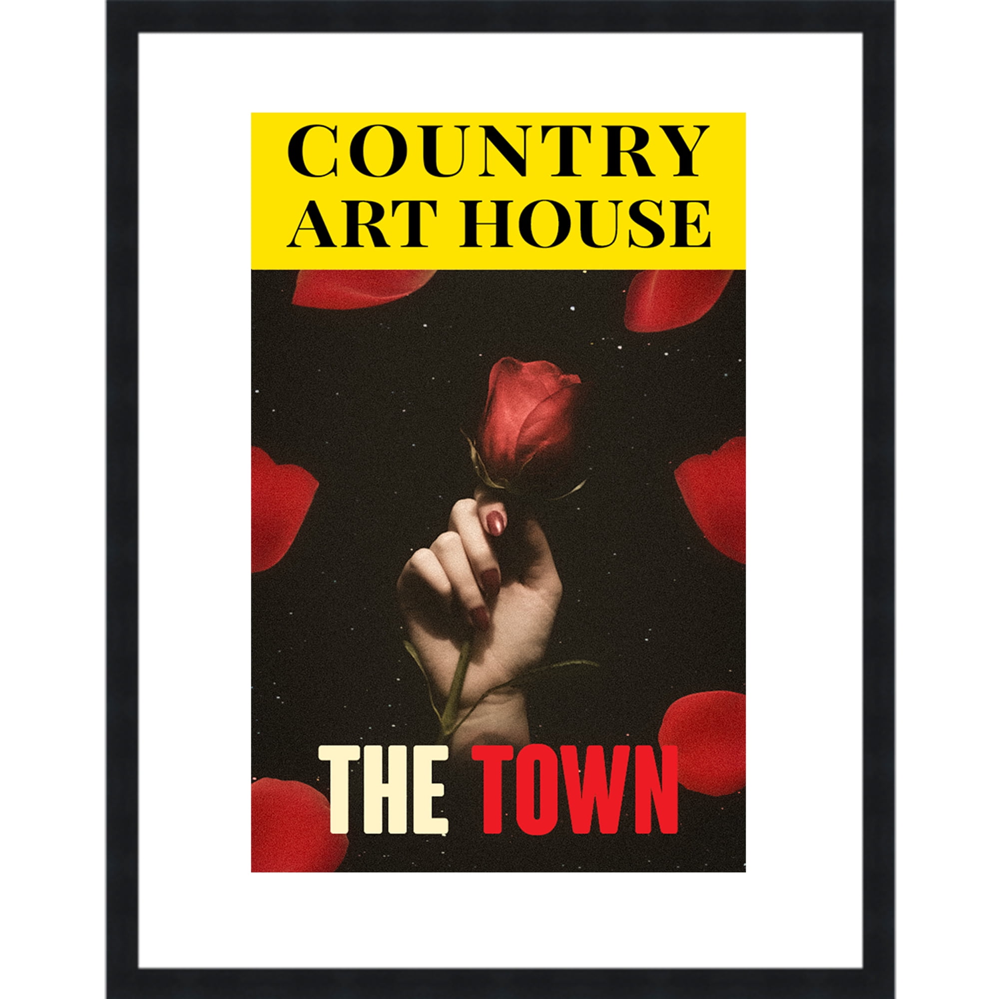 8.5x11 Black Playbill Frame with White Mat with 1 Openings to Display 1  Playbill - with UV Acrylic, Backing & - Walmart.com