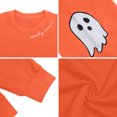thumbnail image 4 of Atogsazn Women's Halloween Sweatshirt Casual Crew Neck Long Sleeve Pullover Sweater Loose Fall Winter Tops Orange S Fashion, 4 of 7