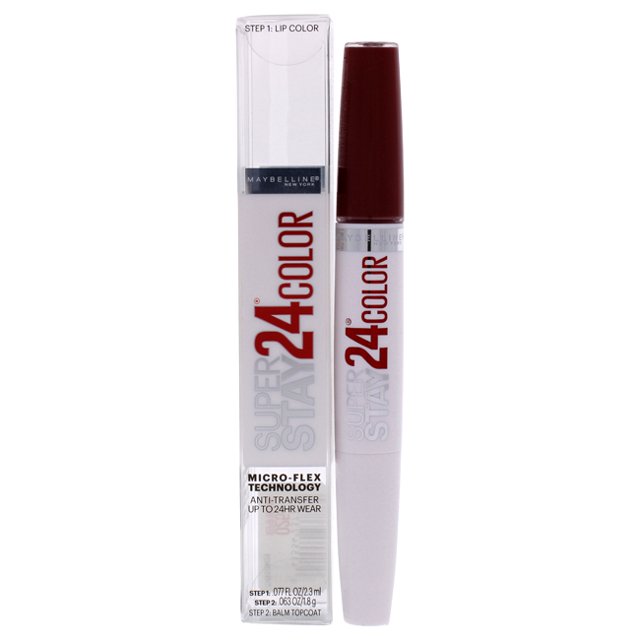 Superstay 24h Color de labios - 025 Mantenga la llama por Maybelline para mujeres - 0.14 oz de lápiz labial Maybelline Maybelline