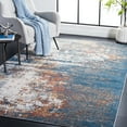 thumbnail image 2 of SAFAVIEH Vogue Jaylen Abstract Area Rug, Ivory/Blue Rust, 4' x 6', 2 of 8