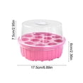 thumbnail image 3 of Trousse de Départ, Plateau de Semis Respirant à 13 Trous Couvert, Ventilation Réglable Dôme d'Humidité Transparent Boîte de Culture Réutilisable, Rose, 3 of 6