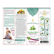 Miracell Serious Skin Support Cream 2.6 oz, moisturizing for psoriasis, eczema, rosacea, rashes, all skin conditions.