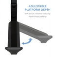 thumbnail image 3 of AVF Traditional Steel Universal Soundbar Attachment Kit in Black, 3 of 3