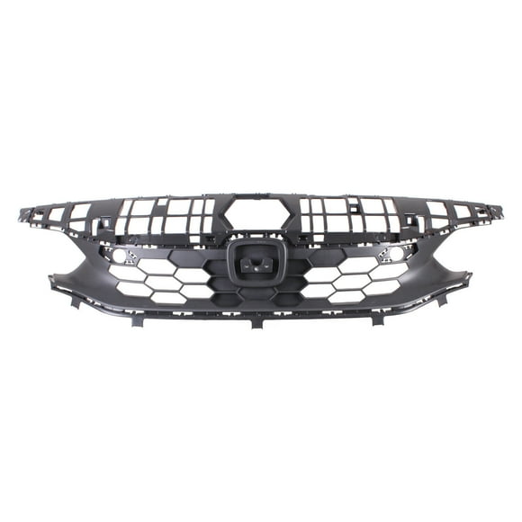 GRILLE FR BLACK W/ PARK ASSIST SENSOR W/O EMBLEM COMPATIBLE WITH HONDA CIVIC HATCHBACK 2023 PARTSLINK NUMBER HO1200256