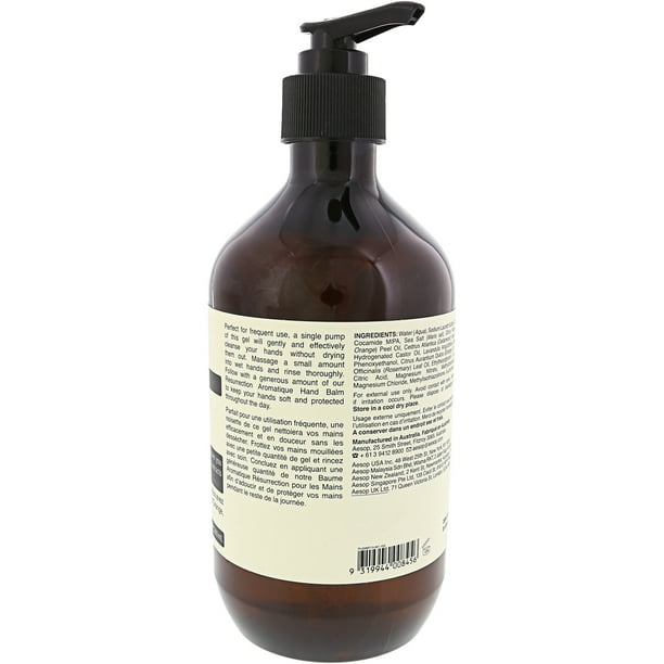 【新品】Aesop Andrum Aromatique Hand Wash Aesop Resurrection Aromatique Hand Wash Liquid Soap B500BT13RF