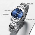 thumbnail image 2 of CHENXI Women Classic Quartz Watch Ladies Fashion Wrist Watch with Solid Steel Band Luminous Pointer 3ATM Waterproof for Daily & Business, 2 of 5