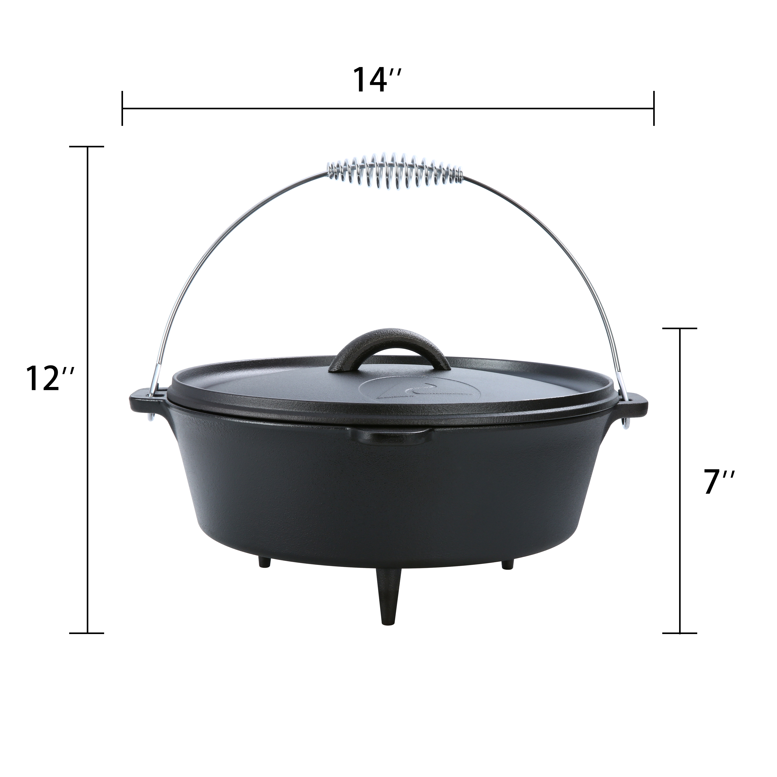 Ozark Trail 5-Quart Pre-Seasoned Cast Iron Dutch Oven photo 7