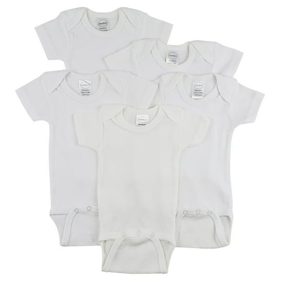 Bambini Short Sleeve One Piece 5 Pack