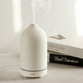 thumbnail image 6 of Diffusers for Essential Oils,Ceramic Diffuser,120ml Ultrasonic Aromatherapy Diffusers with Auto Shut Off Function for Home Office Room(White), 6 of 8