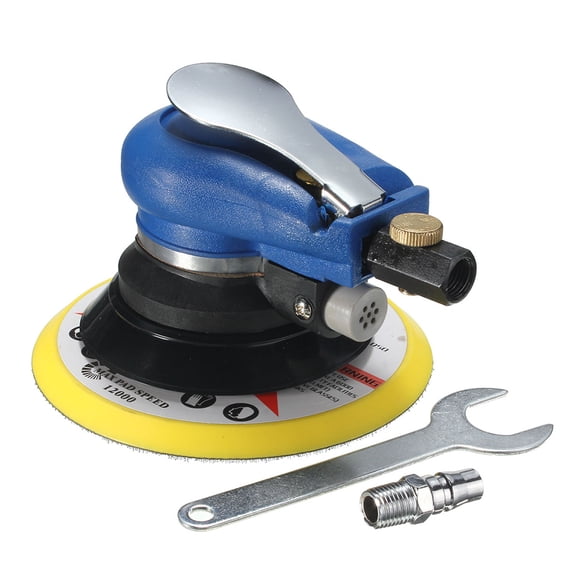 TFixol 6" Air Random Orbital Palm Sander Auto Body Orbit DA Sanding Low Vibration