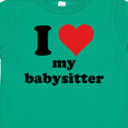 thumbnail image 4 of Inktastic I Heart My Babysitter Boys or Girls Toddler T-Shirt, 4 of 5