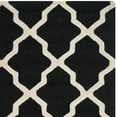 thumbnail image 5 of SAFAVIEH Cambridge Liam Geometric Wool Area Rug, Black/Ivory, 4' x 6', 5 of 7