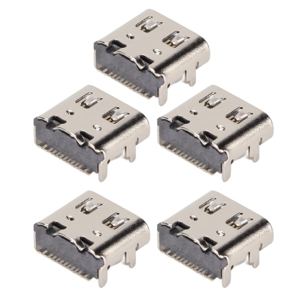 Puerto de carga para mando de juego, 5 unidades, interfaz tipo C, reemplazo de conector de carga para mando de PS5
