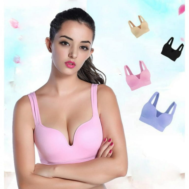 Women's No Side Effects Wire-Free Contour Bra Sexy Lingerie