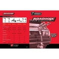 thumbnail image 4 of Trimax Locks Bike Rack RMBR4 ROAD-MAX; 2 Inch Receiver Hitch Mount; Holds 4 Bikes; Up To 132 Pound Weight Capacity; Bike Wheel Rests On Straps; With Lock; Foldable; Black Powder Coated; Steel, 4 of 5