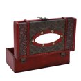 thumbnail image 4 of Antique Wooden Tissue Box Exquisite Workmanship Retro Asian Style Appearance Tissue Box Cover For Home Restaurant Office Desk, 4 of 8