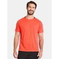 thumbnail image 1 of Athletic Works Men's and Big Men's Mixed Media Tee, Size M, 1 of 4